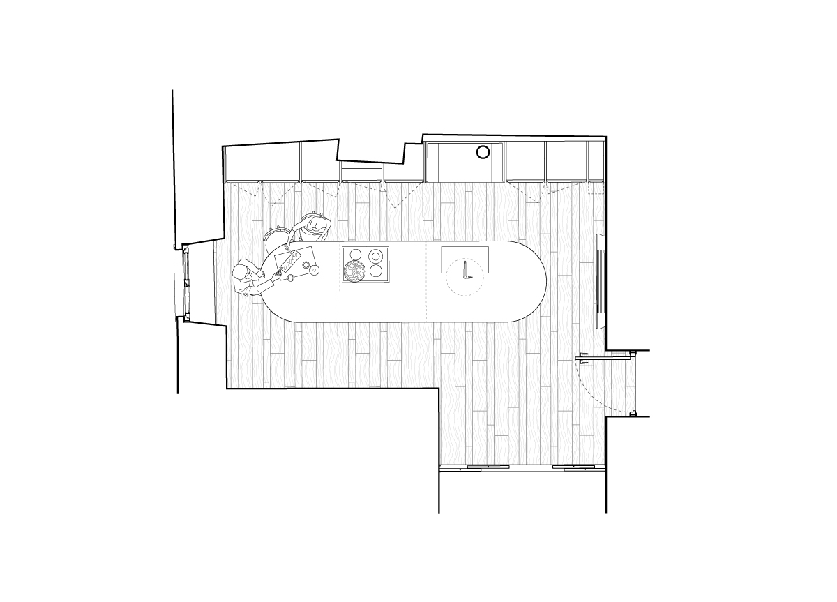 Planimetria della cucina